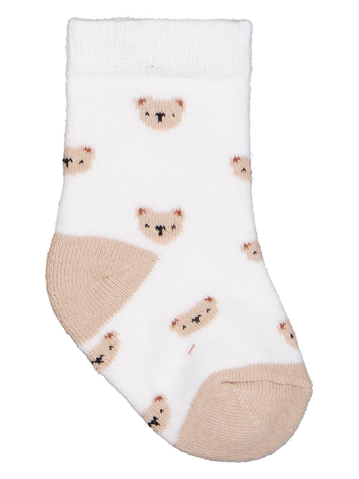 Civil Baby Mini Bear Havlu 6- 2'li Bebek Erkek Çorap Set
