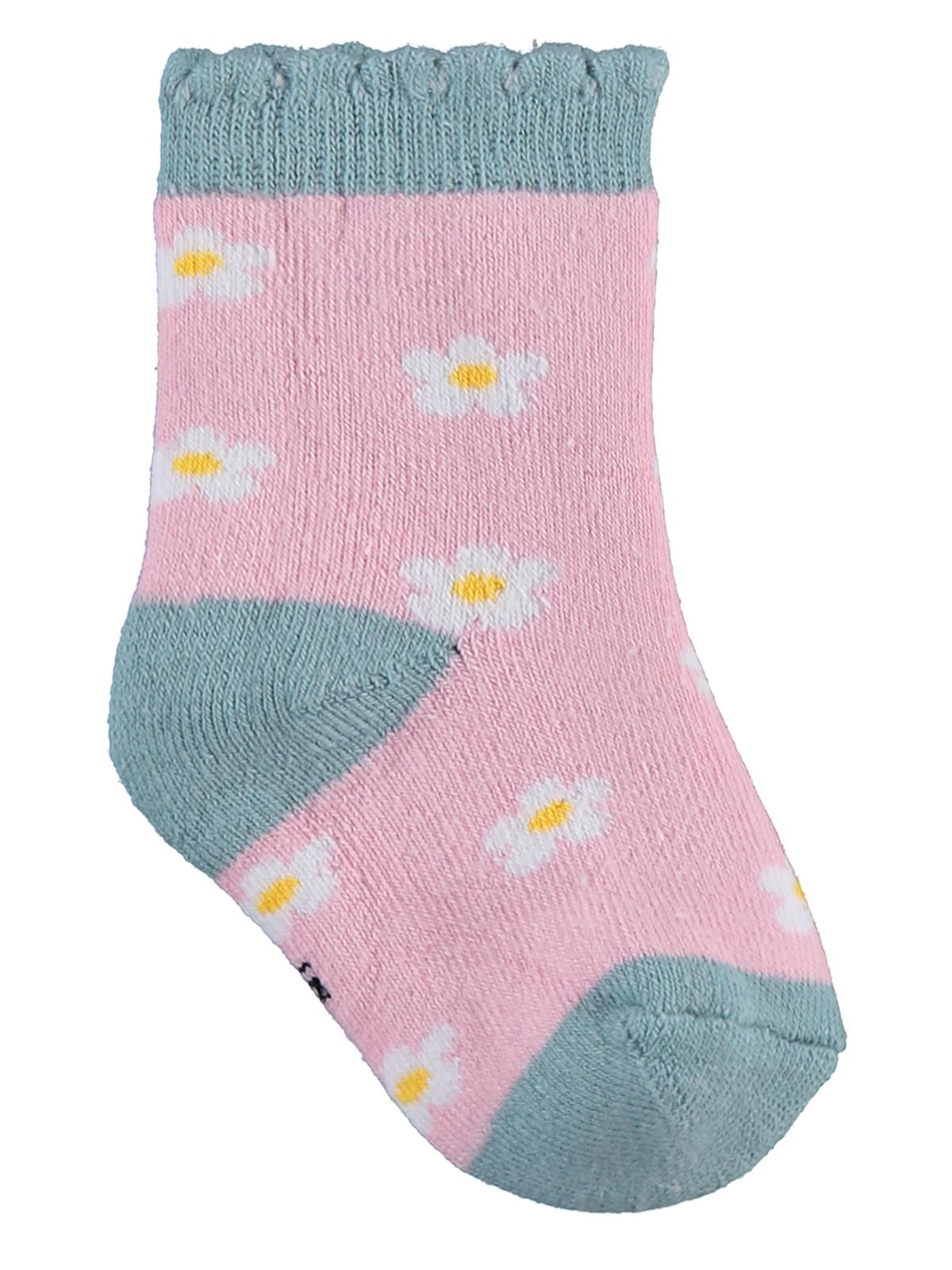 Civil Baby Flower Havlu 6-18 Ay 2'li Bebek Kız Çorap Set