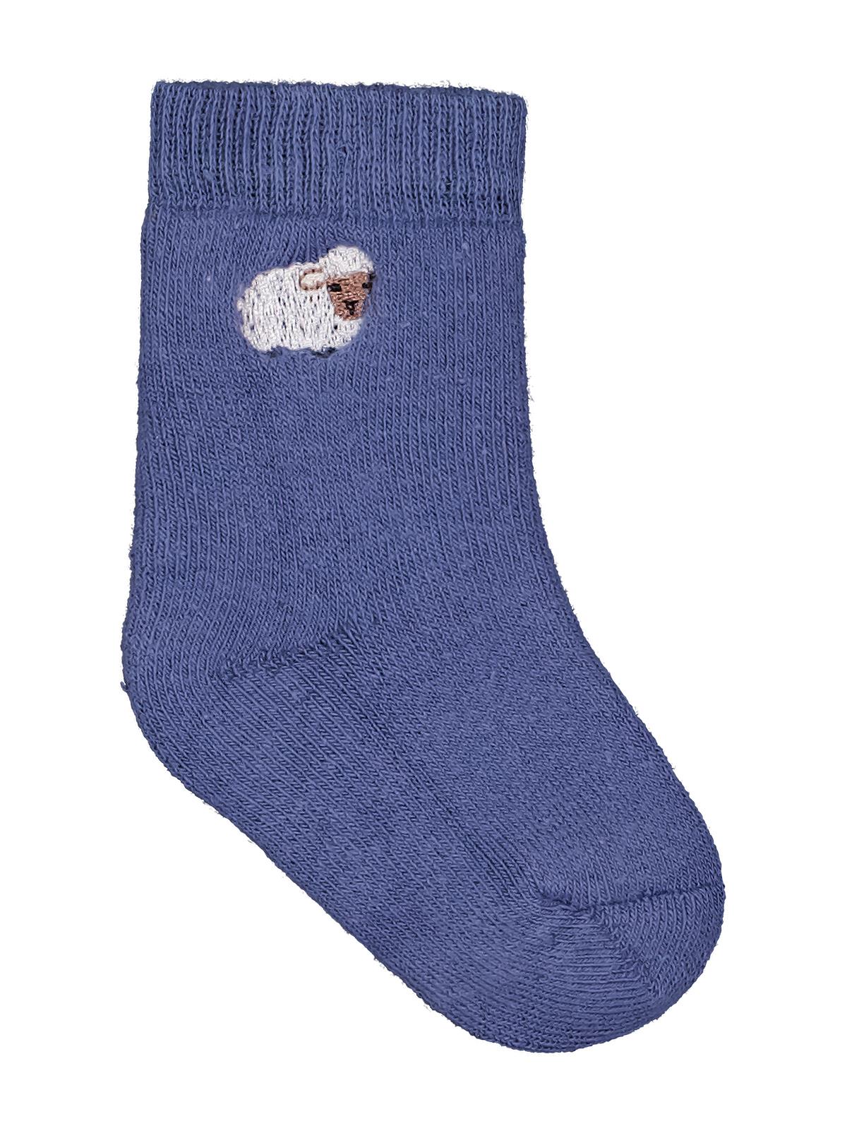 Civil Baby Nakışlı Kıvrık Havlu 6-18 Ay 3'lü Bebek Erkek Çorap Set