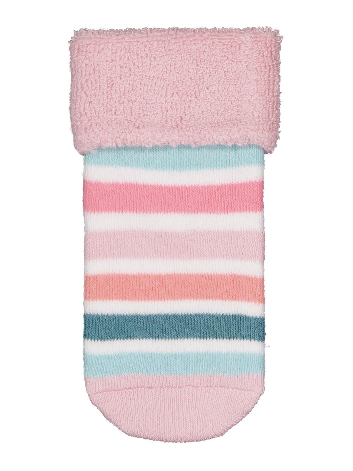 Civil Baby Rainbow Kıvrık Havlu 6-18 Ay 2'li Bebek Kız Çorap Set