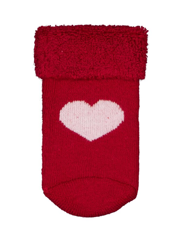 Civil Baby Kalp Kıvrık Havlu 6-18 Ay 2'li Bebek Kız Çorap Set