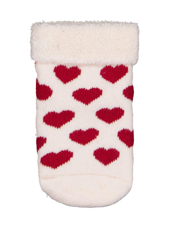 Civil Baby Kalp Kıvrık Havlu 6-18 Ay 2'li Bebek Kız Çorap Set