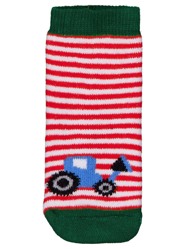 Civil Baby Kamyon Havlu 6-18 Ay 3'lü Bebek Erkek Çorap Set