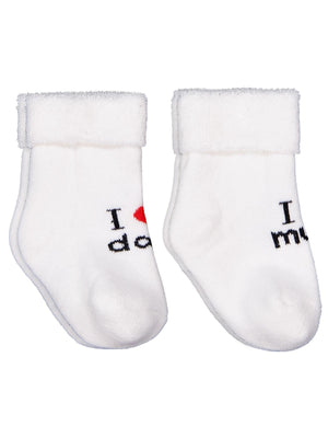 Civil Baby I Dad Kıvrık Havlu 6-18 Ay 2'li Bebek Kız Çorap Set