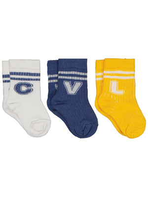 Civil Baby CVL 3'lü 6-18 Ay Bebek Erkek Çorap Set