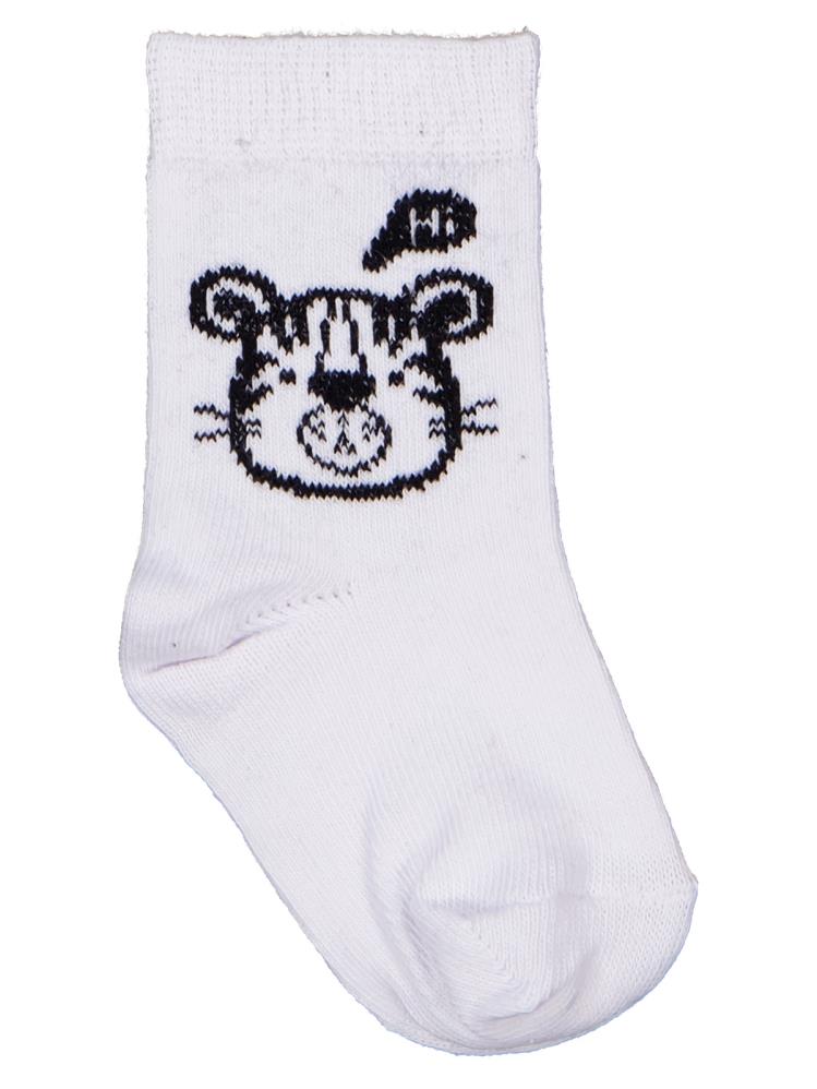 Civil Baby Hero Animal 3'lü 6-18 Ay Bebek Erkek Çorap Set