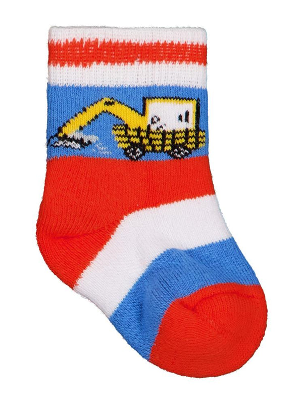 Civil Baby İş Makinesi Havlu 6-18 Ay 2'li Bebek Erkek Çorap Set