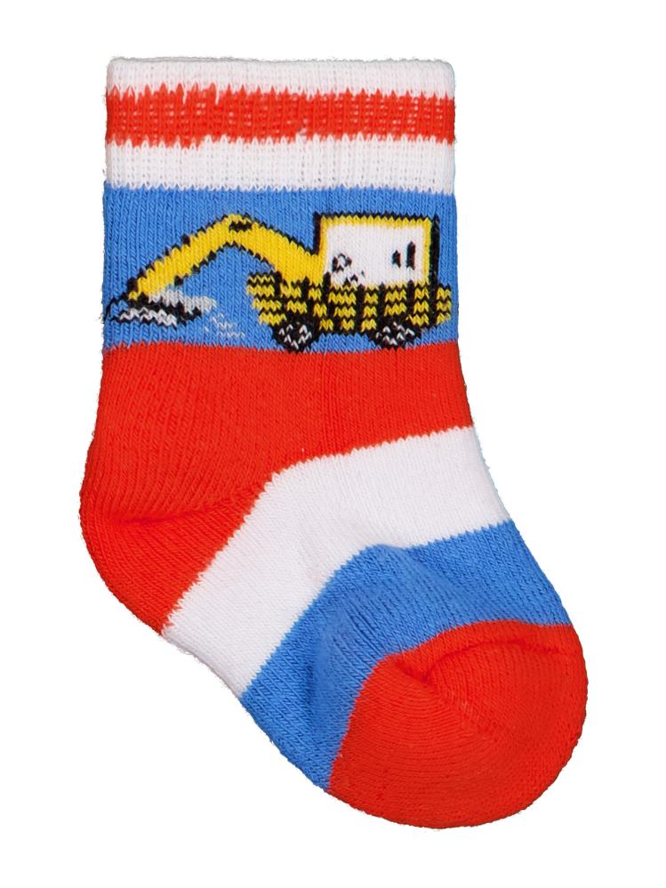 Civil Baby İş Makinesi Havlu 6-18 Ay 2'li Bebek Erkek Çorap Set