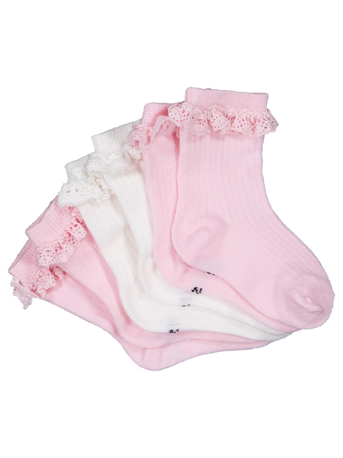 Civil Baby Fırfır Aksesuar 3'lü 6-18 Ay Bebek Kız Çorap Set