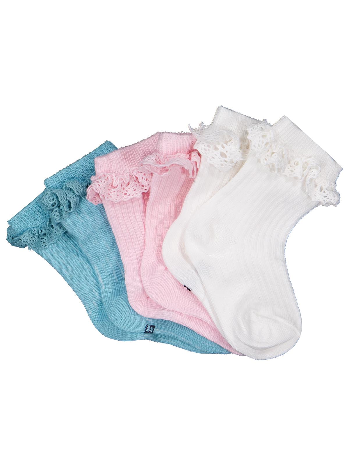 Civil Baby Fırfır Aksesuar 3'lü 6-18 Ay Bebek Kız Çorap Set