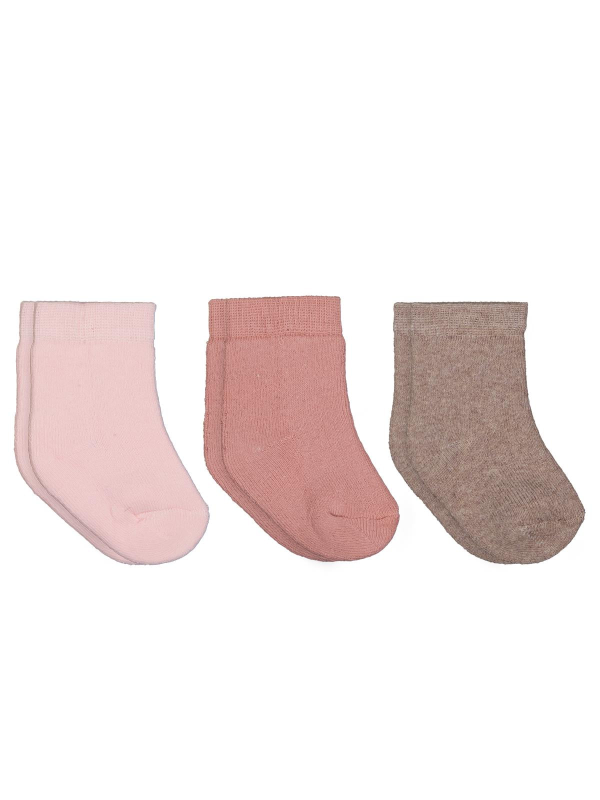 Civil Baby Basic Havlu 6-18 Ay 3'lü Bebek Kız Çorap Set