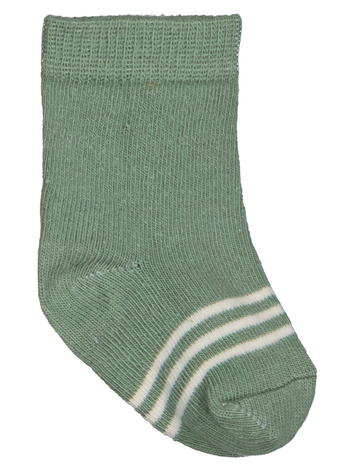 Civil Baby Basic Çizgili 3'lü 6- Bebek Erkek Çorap Set