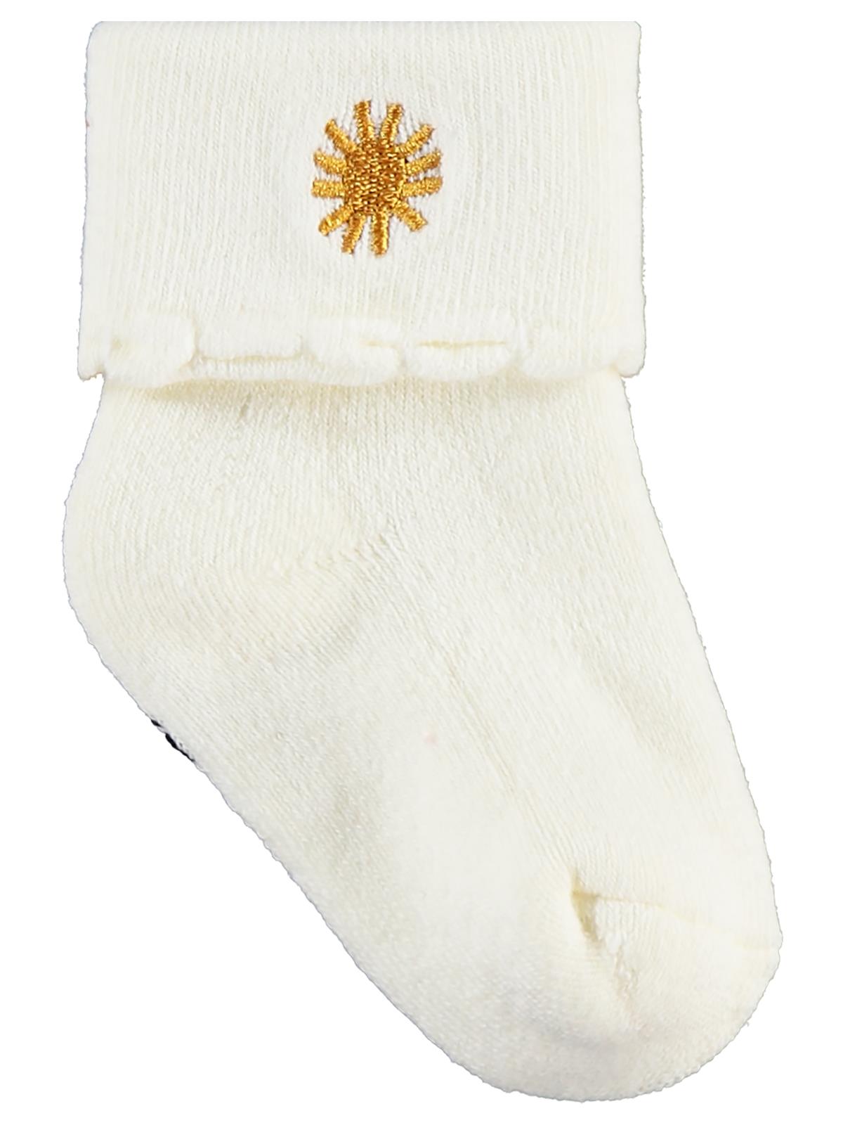 Civil Baby Nakışlı Kıvrık Havlu 6-18 Ay 3'lü Bebek Kız Çorap Set