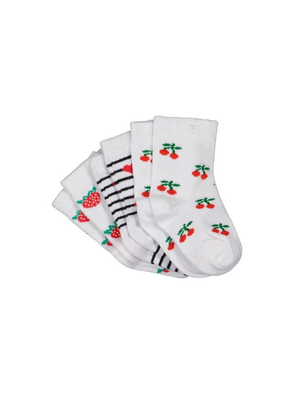 Civil Baby Fruit 3'lü 6-18 Ay Bebek Kız Çorap Set