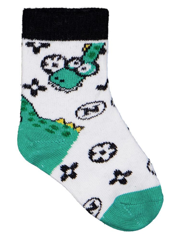 Civil Baby Dinazor 3'lü 6-18 Ay Bebek Erkek Çorap Set