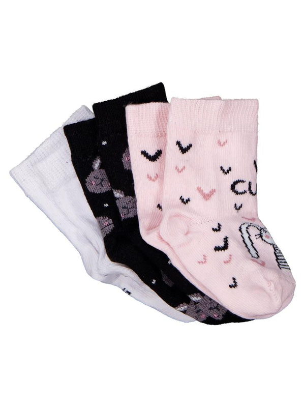 Civil Baby Funny Bunny 3'lü 6-18 Ay Bebek Kız Çorap Set