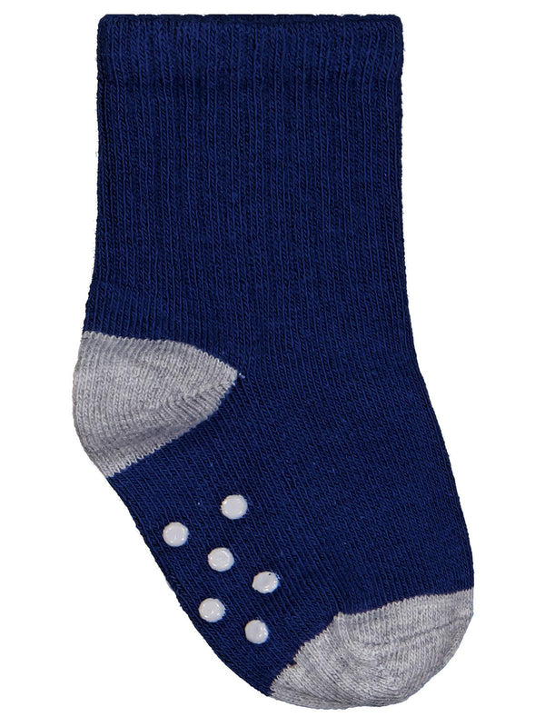 Civil Baby Basic Derbi Kaydırmaz 3'lü 6-18 Ay Bebek Erkek Çorap Set