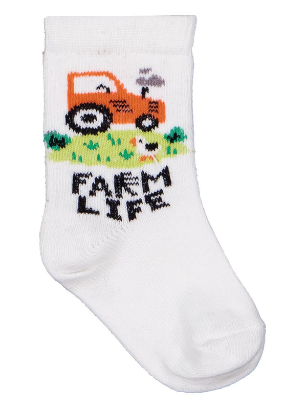 Civil Baby Farm 3'lü 6-18 Ay Bebek Erkek Çorap Set