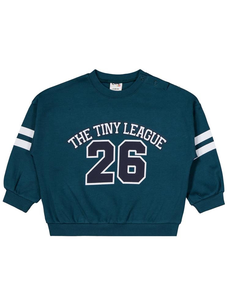 Civil Baby He Tıny League Baskılı 6-18 Ay Takım - Yeşil