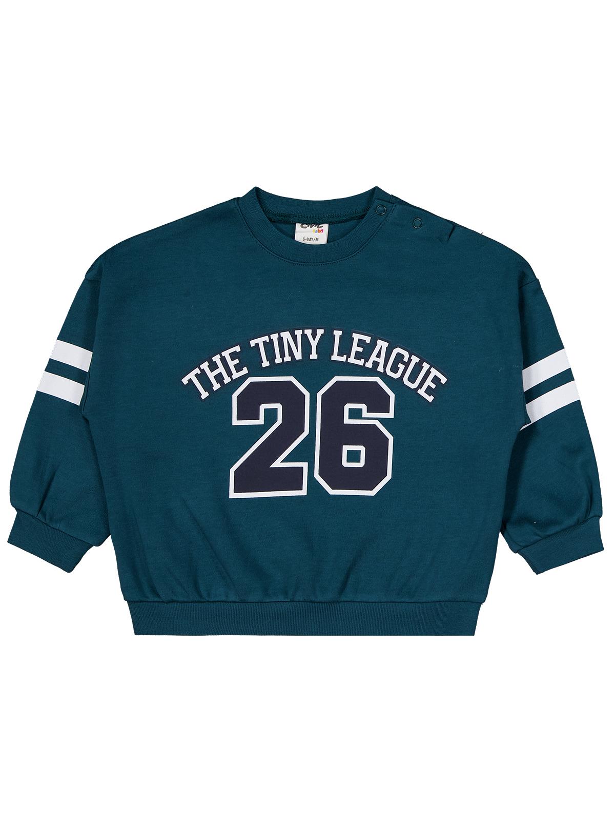 Civil Baby He Tıny League Baskılı 6-18 Ay Takım - Yeşil