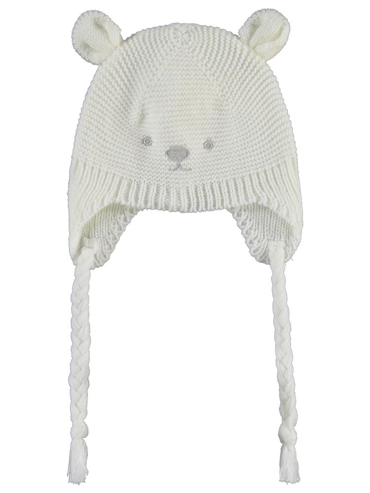 Civil Baby 6-18 Ay Atkı Bere Eldiven Set - Ekru