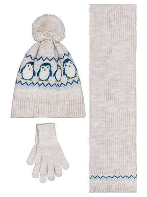 Civil Baby 6-18 Ay Atkı Bere Eldiven Set - Gri