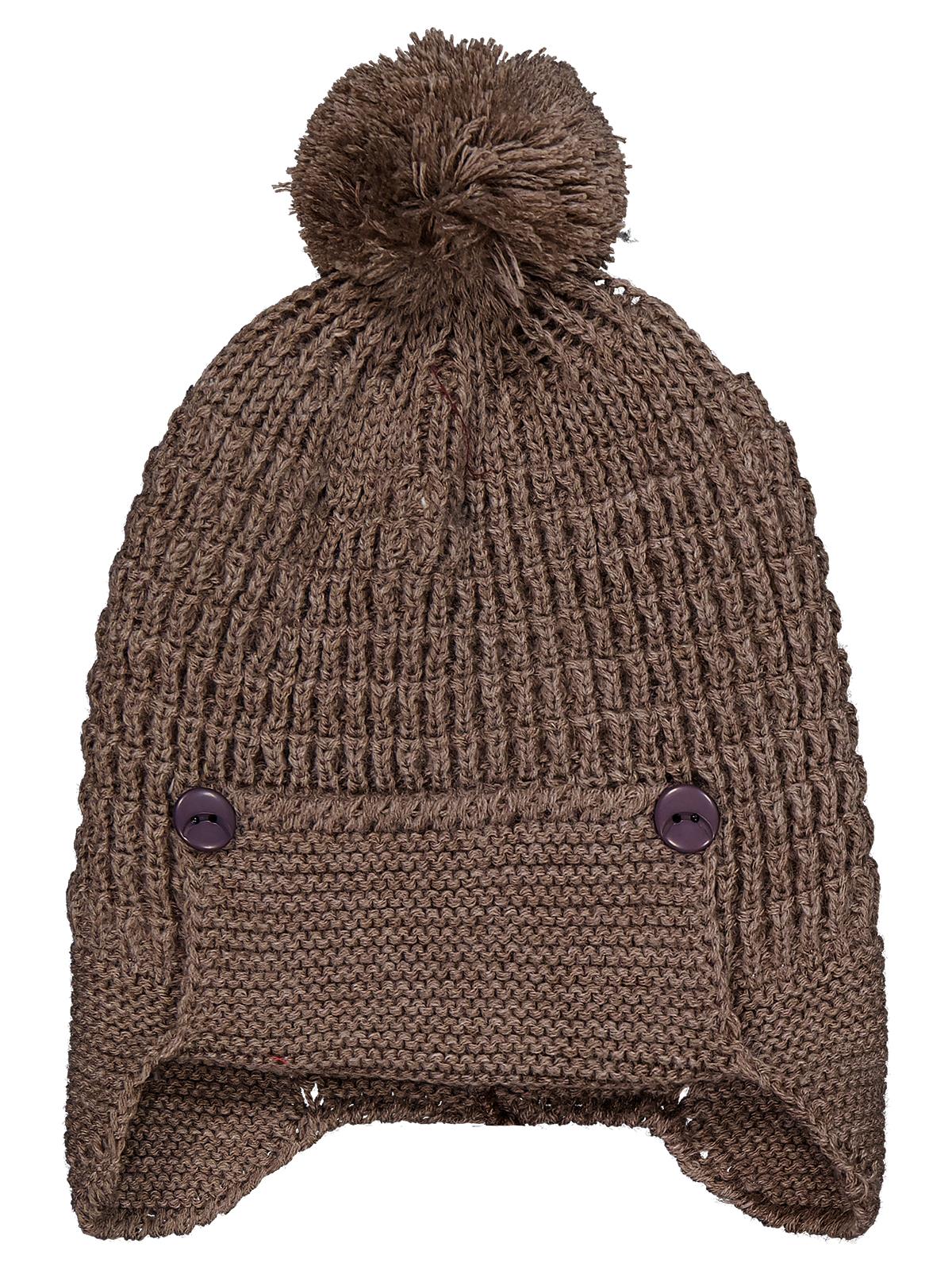 Civil Baby 6-18 Ay Atkı Bere Eldiven Set - Kahverengi