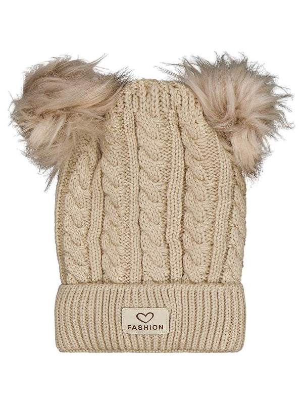 Civil Girls 6-9 Yaş Atkı Bere Eldiven Set - Bej