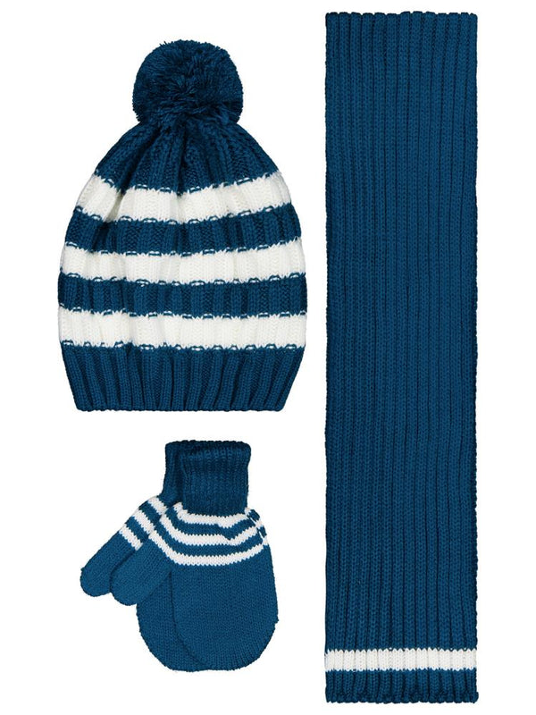 Civil Baby 6-18 Ay Atkı Bere Eldiven Set - Yeşil