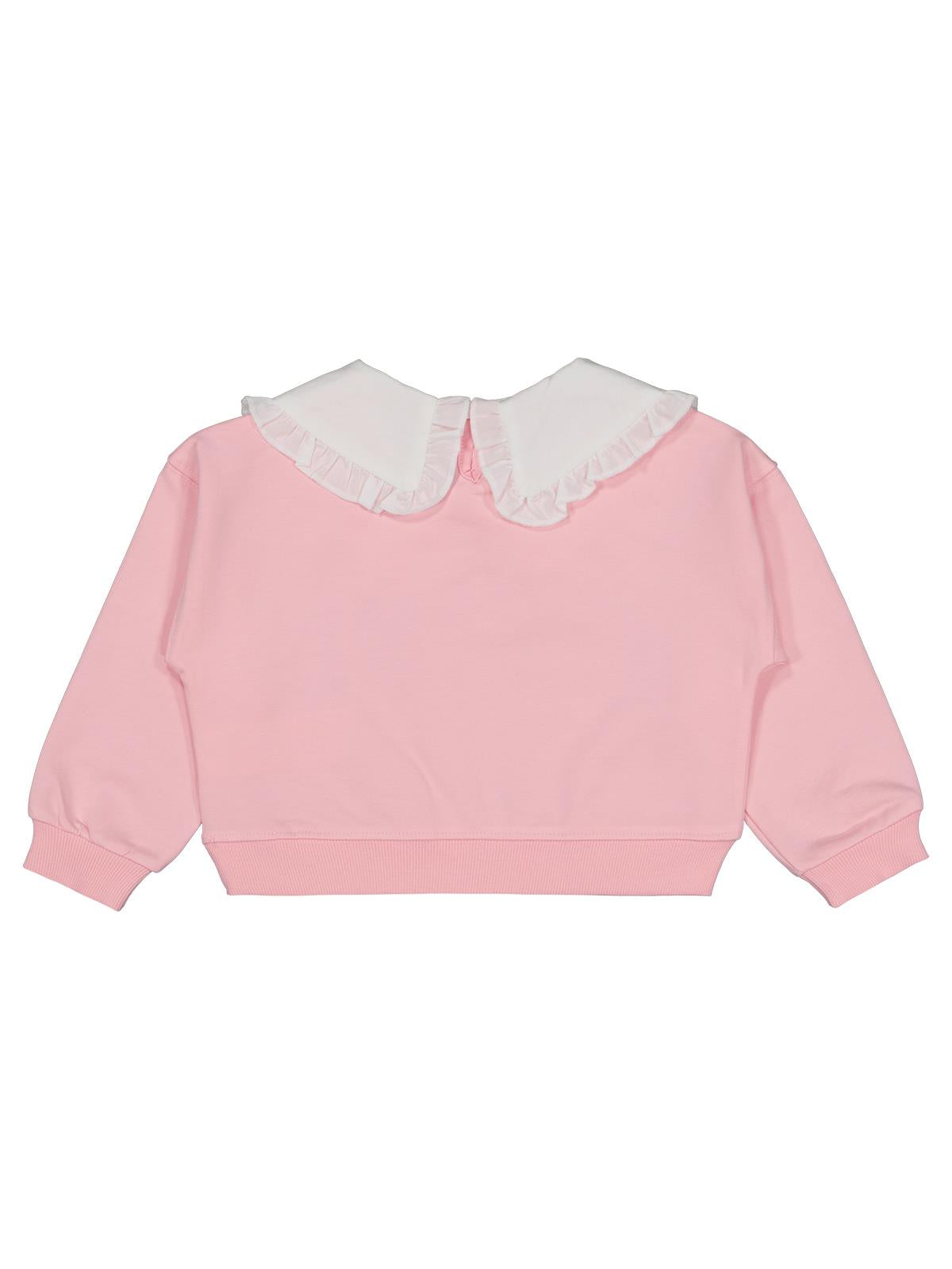Civil Girls Kız Çocuk NewYork Baskılı Sweatshirt | 2 İp Uzun Kol | Okul Kreş ve Günlük Kullanım - Pembe