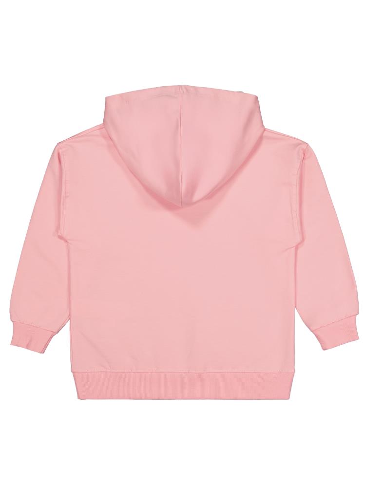 Civil Girls CALIFIRNIA Baskılı 6-9 Yaş Sweatshirt - Pembe