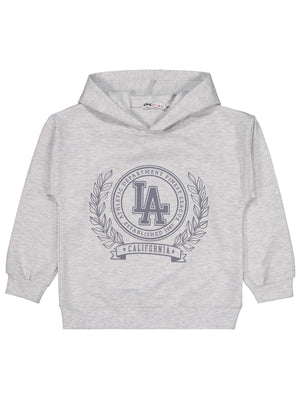 Civil Girls CALIFIRNIA Baskılı 6-9 Yaş Sweatshirt - Gri