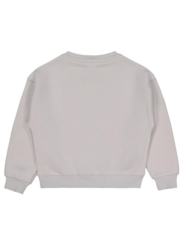 Civil Girls STAR Baskılı 6-9 Yaş Sweatshirt - Gri