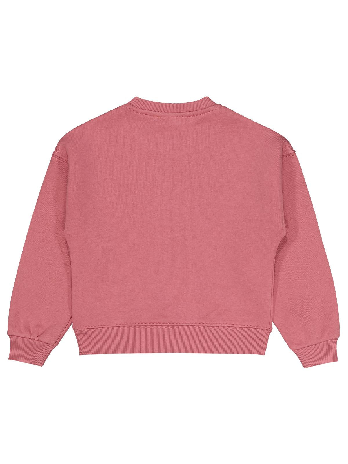Civil Girls Star Baskılı 6-9 Yaş Sweatshirt - Pembe