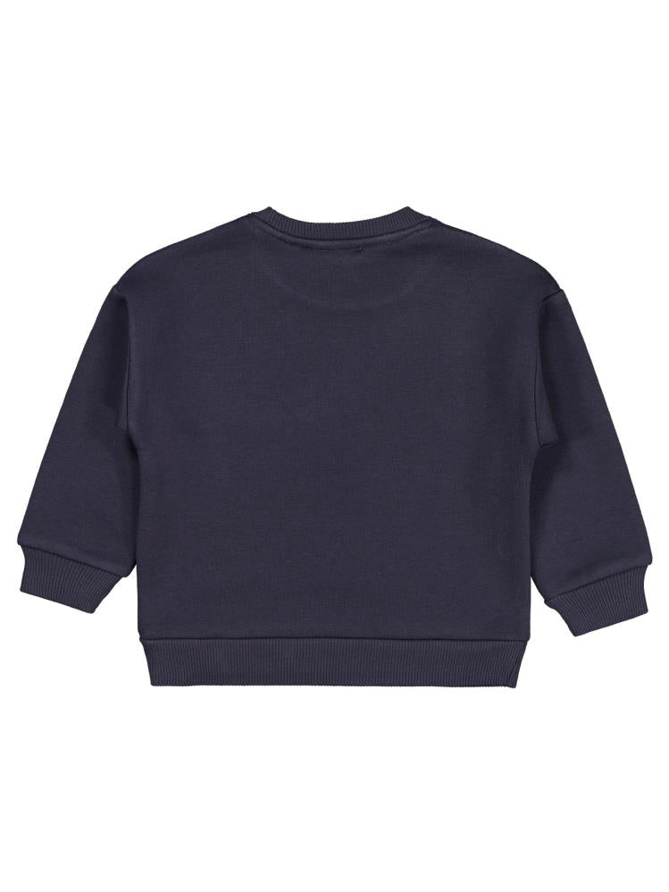 Civil Girls Serpme Taş Baskılı 2-5 Yaş Sweatshirt - Gri
