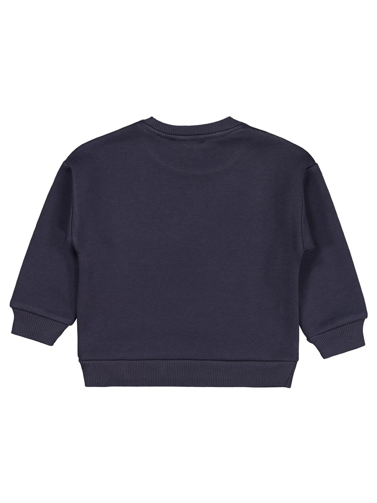 Civil Kız Çocuk Serpme Taş Baskılı Sweatshirt | 3 İp Uzun Kol | Okul Kreş ve Günlük Kullanım - Gri