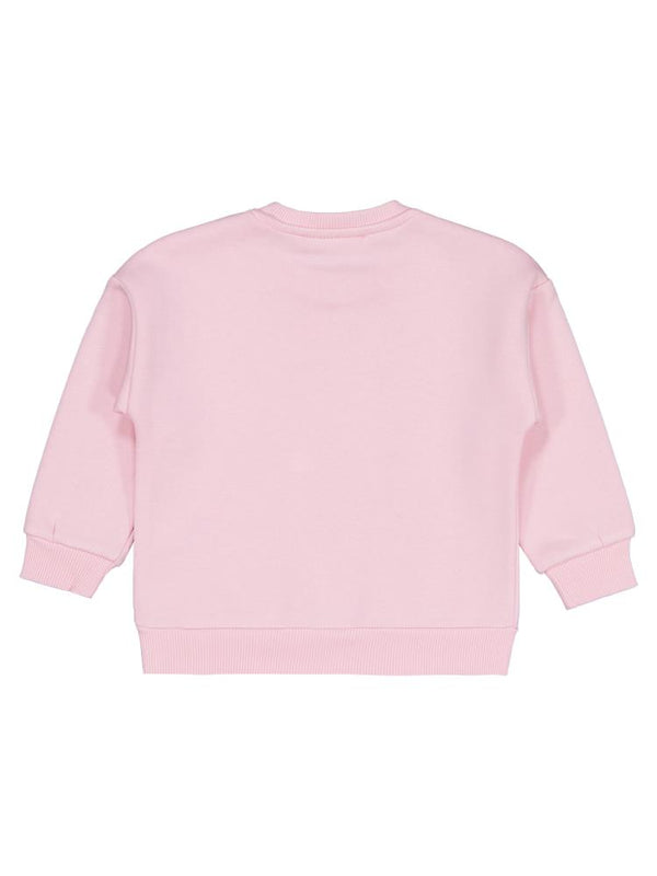 Civil Girls Serpme Taş Baskılı 2-5 Yaş Sweatshirt - Pudra