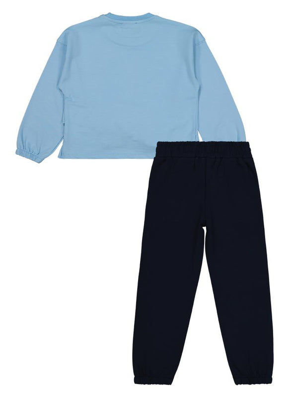 Civil Girls LACIEL Baskılı 6-9 Yaş Eşofman Takımı - Mavi
