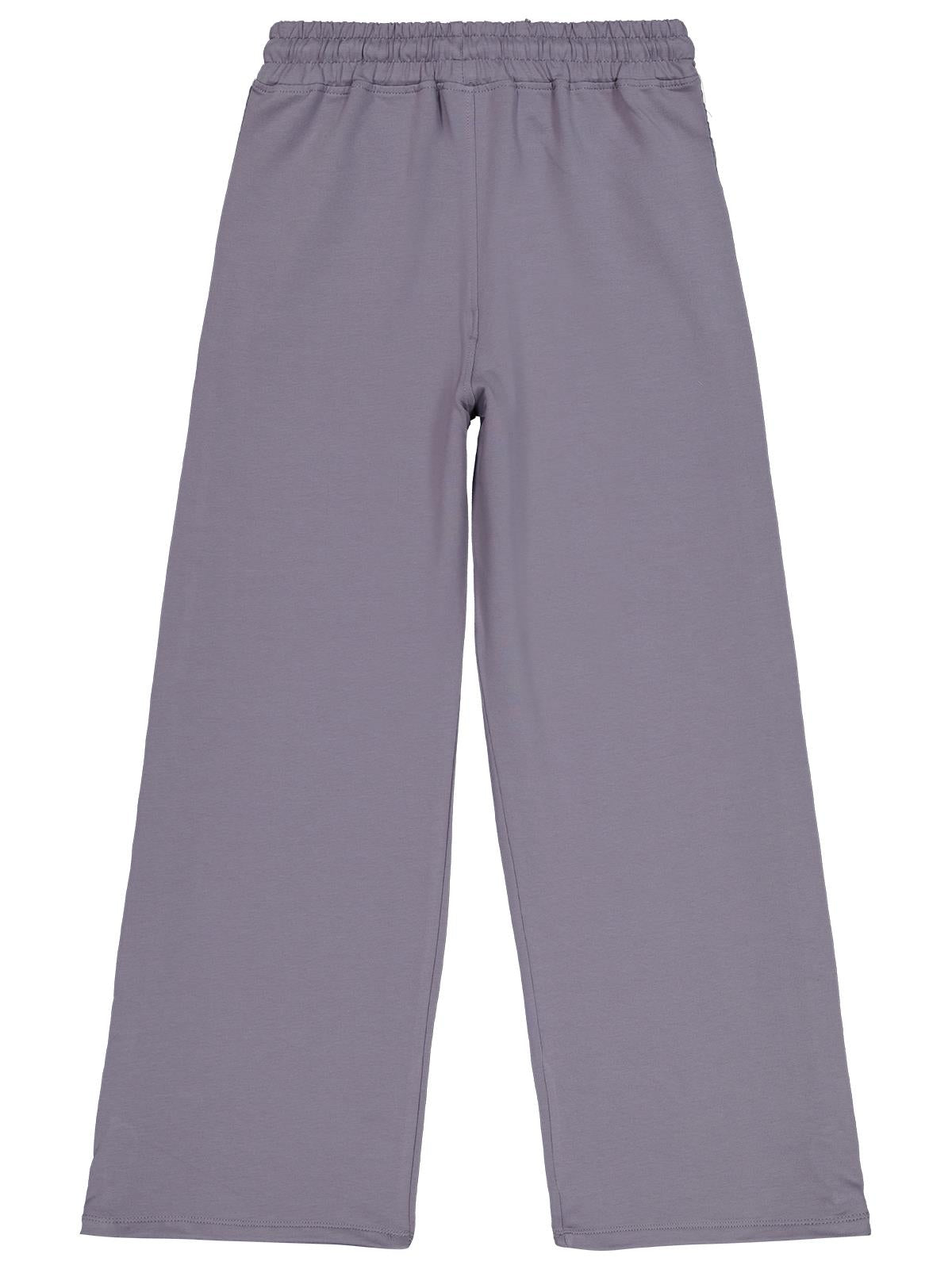 Civil Girls Yanı Şeritli 10-13 Yaş Eşofman Altı - Gri