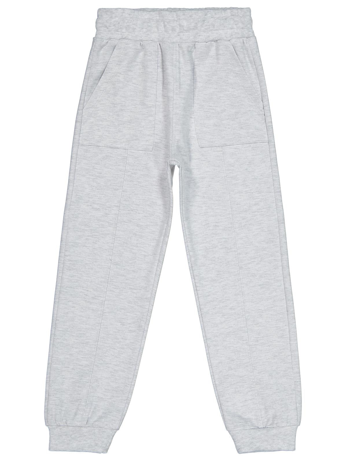 Civil Girls Önü Cepli 6-9 Yaş Eşofman Altı - Gri