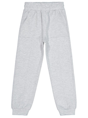 Civil Girls Önü Cepli 6-9 Yaş Eşofman Altı - Gri