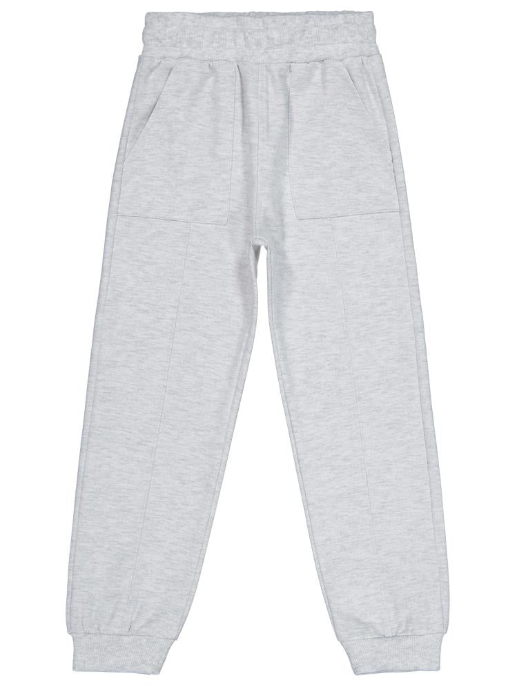 Civil Girls Önü Cepli 6-9 Yaş Eşofman Altı - Gri