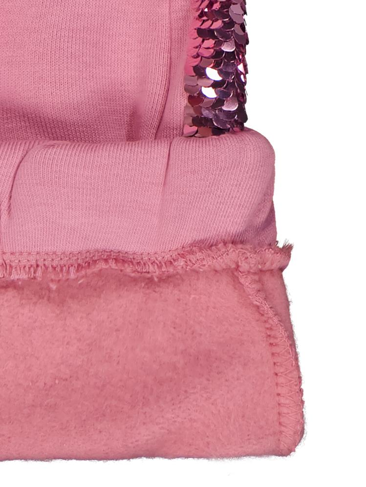 Civil Girls Şerit Pul Nakışlı 6-9 Yaş Eşofman Altı - Pembe