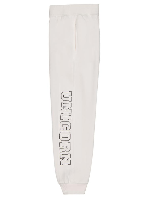 Civil Girls UNİCORN Baskılı 2-5 Yaş Eşofman Altı - Ekru