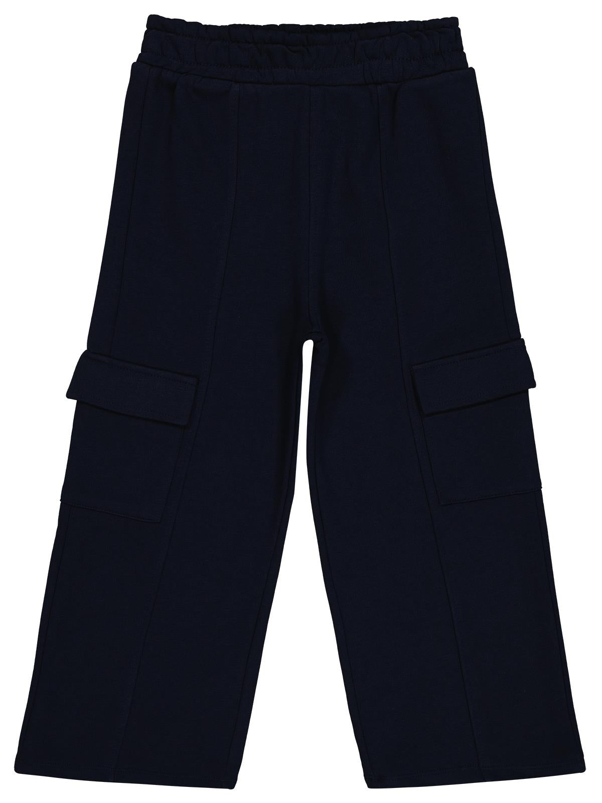 Civil Girls Kargo Cepli 6-9 Yaş Eşofman Altı - Lacivert