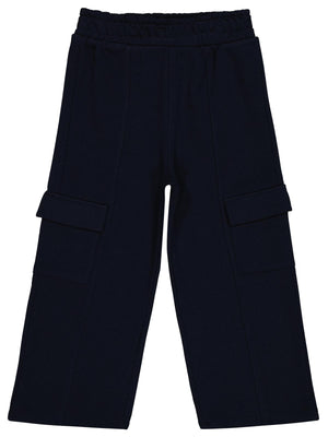 Civil Girls Kargo Cepli 6-9 Yaş Eşofman Altı - Lacivert