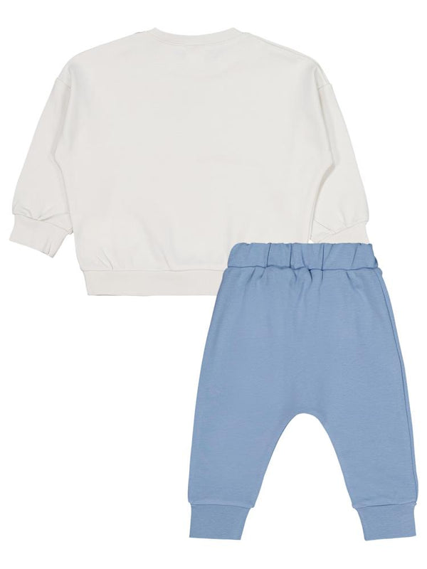 Civil Baby Yelken Baskılı 6-18 Ay Takım - Beyaz