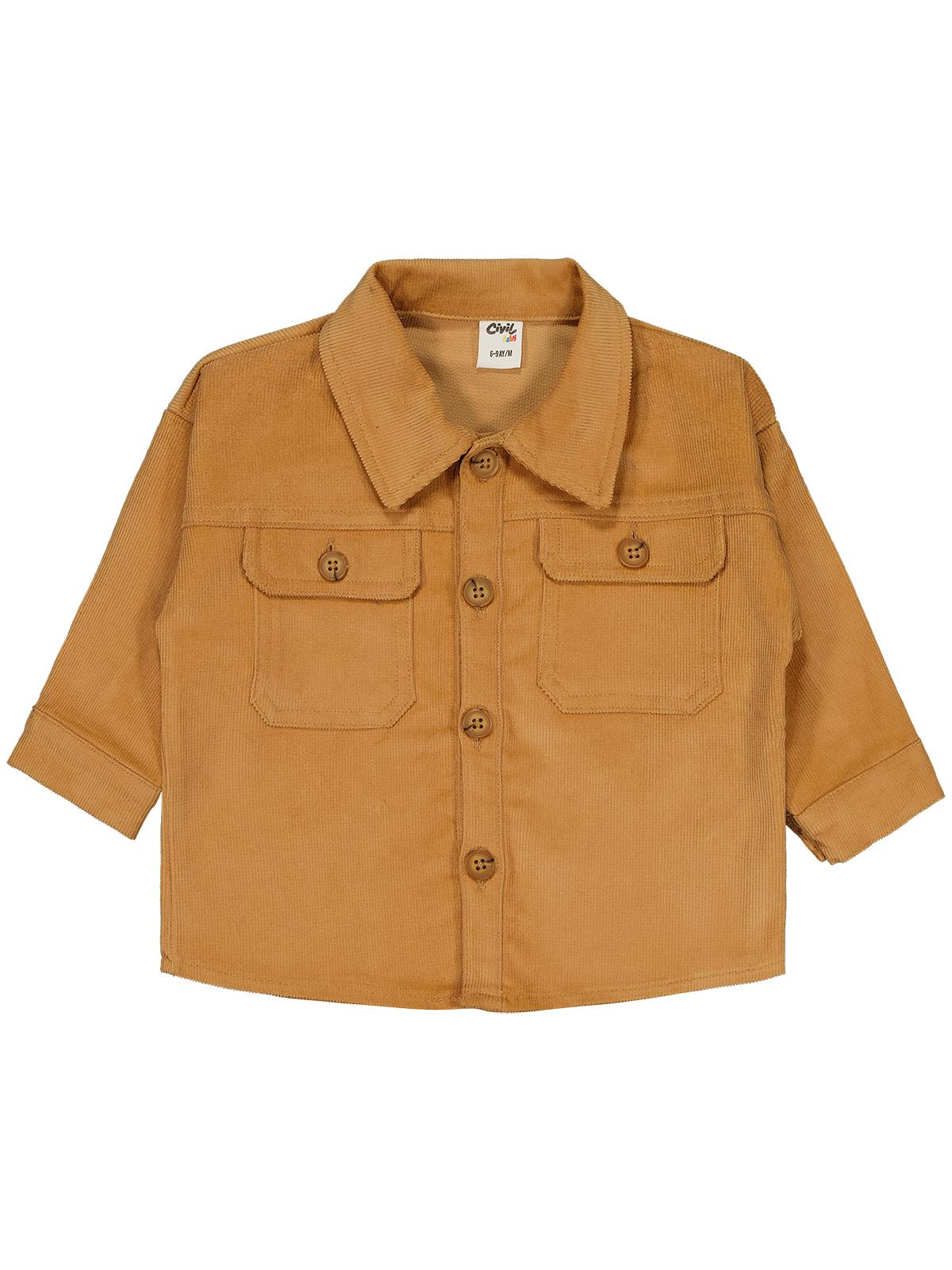 Civil Baby Basic 6-18 Ay Gömlek - Hardal