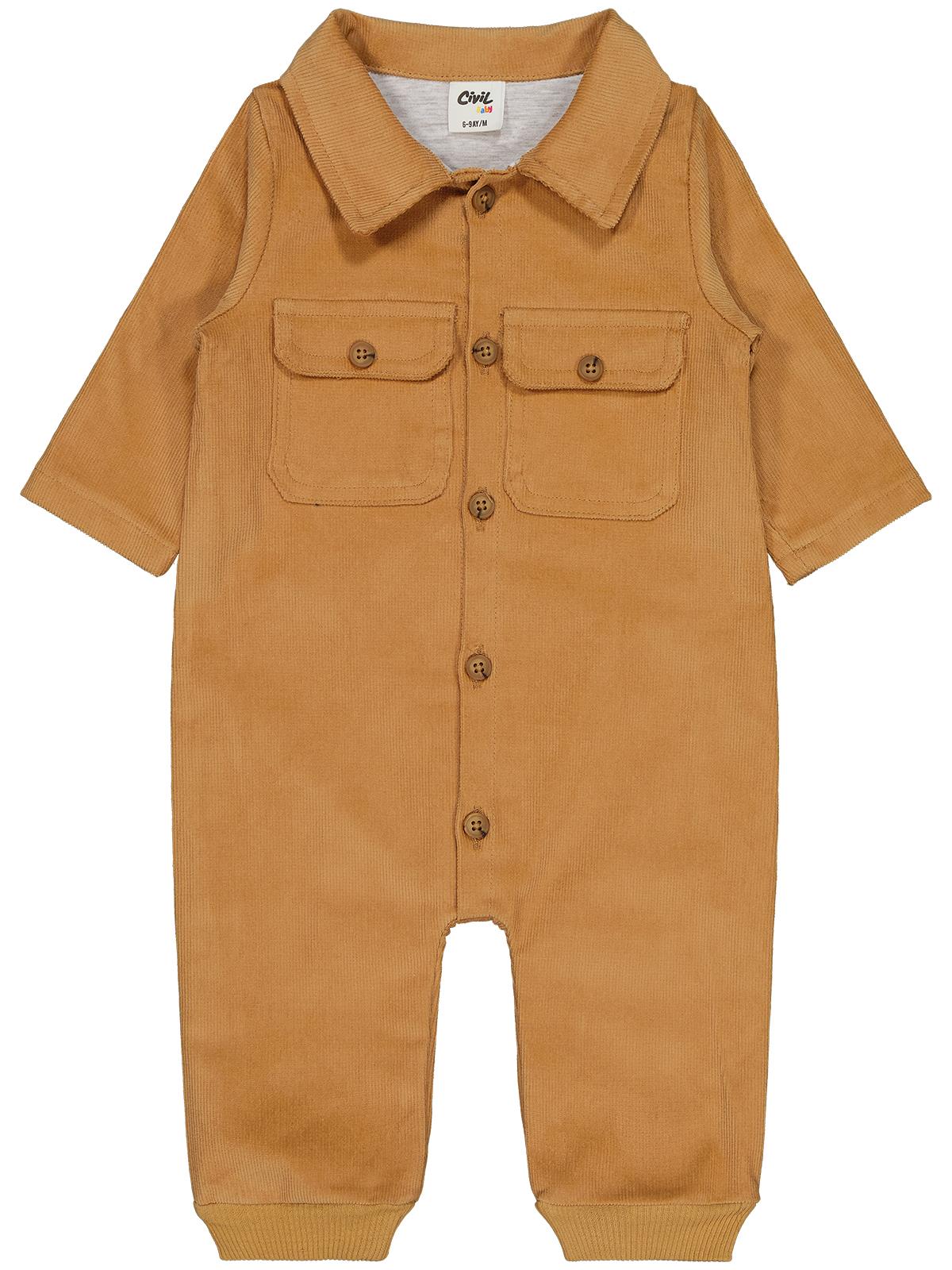 Civil Baby Yakalı 6-18 Ay Slopet - Hardal