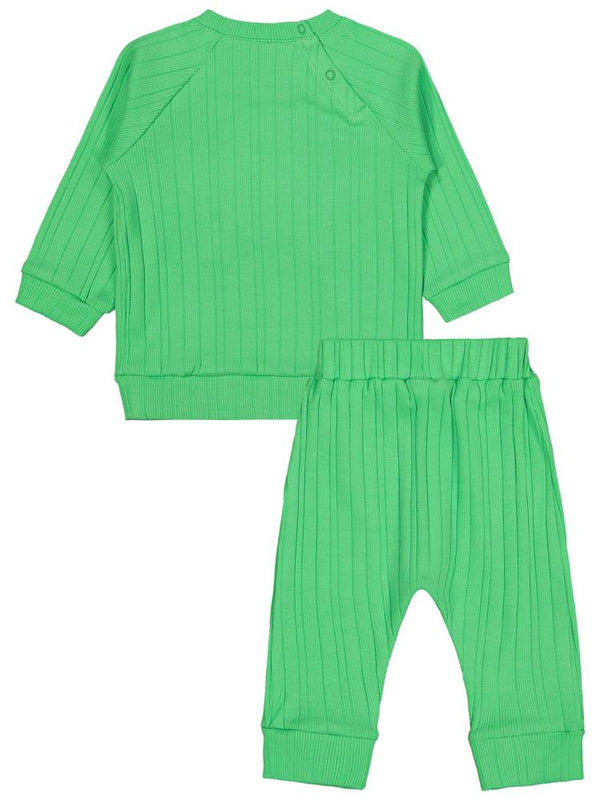 Civil Baby Raporlu Fırçalı Kaşkorse 6-18 Ay Takım - Yeşil